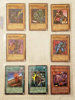 1996 YuGiOh Starter Deck Kaiba 8 Card Lot Rude De-Spell Bird SDK-025 035 SDK-043 • $9.25