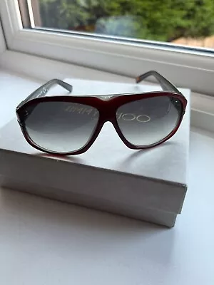 Genuine Miss Sixty Womens Deep Red Sunglasses With A Red Case • £22