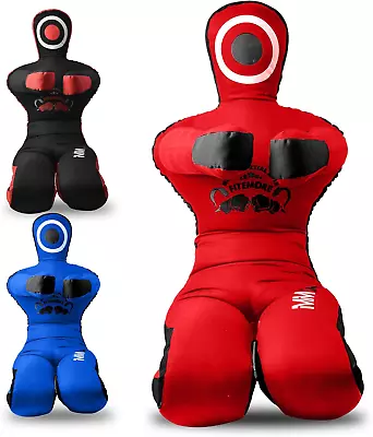 Grappling Dummy - MMA Unfilled Punching Bag - Furious Red Wrestling Dummy - Judo • $43.99
