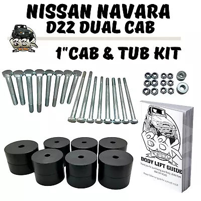 Nissan Navara STR D22 4X4 1  INCH (25MM) Body Lift Kit 4WD Dual Cab • $146.79
