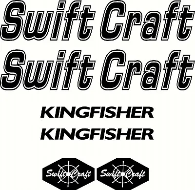 $55 • Buy Swift Craft Kingfisher Set, Fishing Boat Sticker Decal Marine Set Of 6