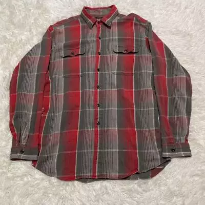 Rrl Flannel Shirt Check Large Vintage Ralph From Japan • $192.22