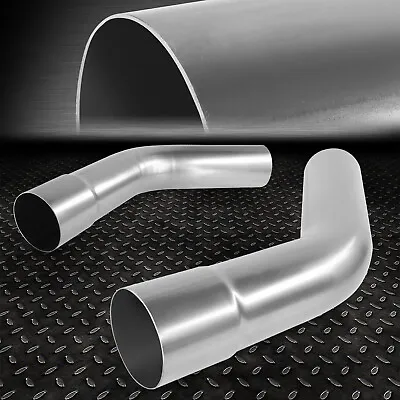 2Pcs 2.5 Inch OD Custom 45 Degree Mild Steel Mandrel Bend Exhaust Pipe Tube • $30.64