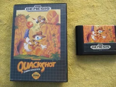 QuackShot Starring Donald Duck (Sega Genesis 1991) CASE + CART + NO MANUAL • $27.10