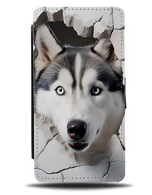 Siberian Husky Dog Flip Wallet Case Novelty 3D Design Style Huskies Husky's DD31 • £19.99