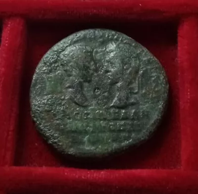 Macrinus With Diadumenian As Caesar Marcinopolis 217-218 Æ Pentassarion Hygeia • $0.99