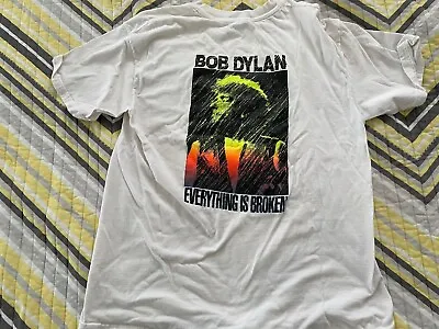 Vintage Bob Dylan Everything Is Broken Tee Shirt • $99.99