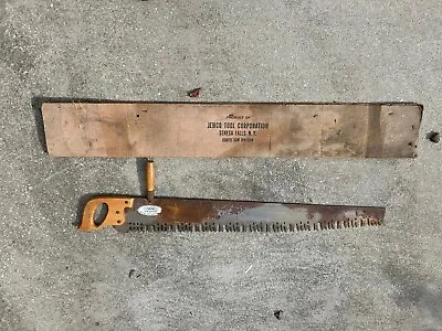 Curtis One-Man Crosscut Saw 3.5 Foot Perforated Lance Tooth With Handle & Sleeve • $225