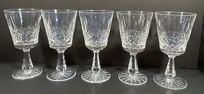 $59.95 • Buy Waterford Crystal Kenmare 6 7/8  Water Goblet Set Of 5
