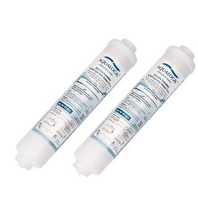 2 X In Line Fridge Water Filter Compatible With Samsung Daewoo LG - External • £9.98