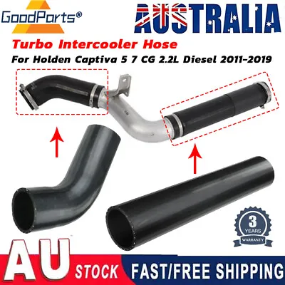 $72 • Buy 2pcs Turbo Intercooler Hose Pipes For Holden Captiva 5 7 CG 2.2L Diesel 2011-19