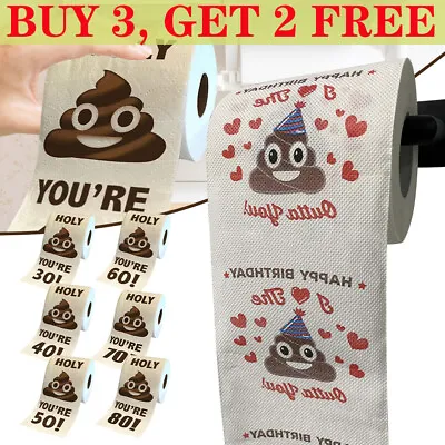 $10.73 • Buy Funny Toilet Paper Roll Prank Roll Paper Birthday Gifts For Women Men Gift NEW