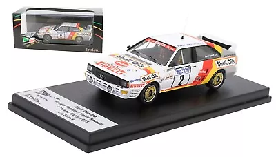 Trofeu RRUK95 Audi Quattro A2 #2 4th Manx Rally 1985 - Harald Demuth 1/43 Scale • £79.99