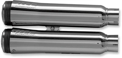 $1224 • Buy Harley Supertrapp Fatshots Muffler Slip On Exhaust 06-17 V Rod Chrome