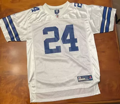 Reebok On Field Marion Barber #24 Dallas Cowboys NFL Jersey Mens XL WHITE YOUTH • $21.99