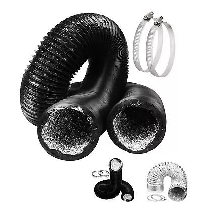 Flexible 6 Inch 10/25 Feet Aluminum Ducting 4 Layer Protection Dryer Vent Hose • $15.99