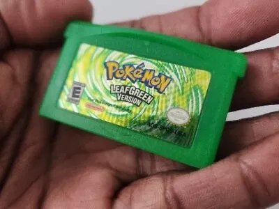 Authentic Pokemon Leaf Green (Game Boy Advance GBA) Cart Only But Saves Nice • $133