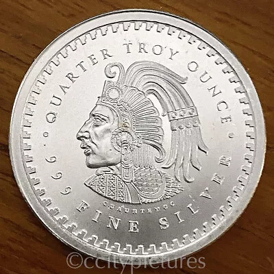 1/4 Oz GSM Aztec Mayan Calendar 999 Silver Round #3 • $13.99