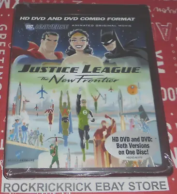 Justice League The New Frontier Hd Dvd And Dvd Combo Format Brand New Sealed • $31