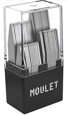 Moulet Metal Collar Stays Men's Dress Shirts 56 Pack Dress Shirt Collar Inserts • $12.99