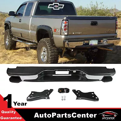 For 1999-06 Chevy Silverado GMC Sierra 1500 Rear Step Bumper W/Corner Step Pads  • $182.50