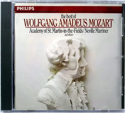 PHILIPS Best Of Mozart MARRINER GRUMIAUX (CD FULL SILVER W. GERMANY) 412 244-2 • $3.95