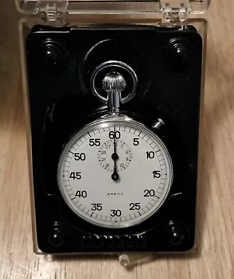 Vintage BRENO Meylan Stop Watch Pocket Watch - Tested & Works • $50