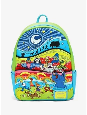 Loungefly Scooby-Doo Mini Backpack Monster Chase Glow In The Dark Characters Bag • $89.95
