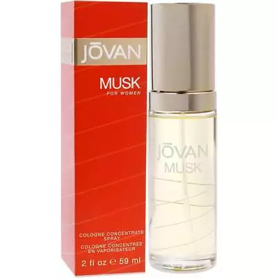 Jovan Musk For Women 59ml Eau De Cologne Spray - New Boxed & Sealed - Free P&p • £12.95