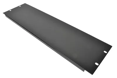 £5.25 • Buy 3 U 19” Blank Rack Panel With Black Finish