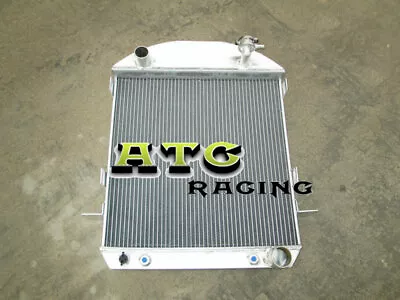 3Row Radiator For Ford Model-T Chevy Engine Bucket GRILL SHELLS 2.9 HOTROD 24-27 • $115.58