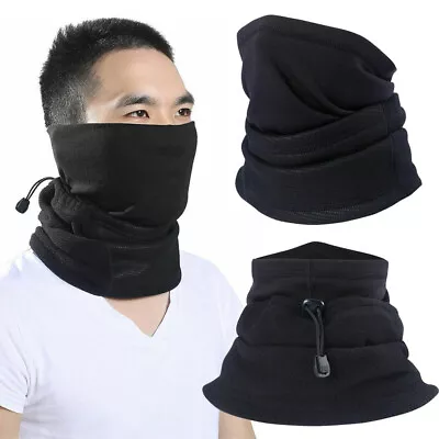 Winter Fleece Neck Warmer Gaiter Bandana Thermal Face Mask Cycling Ski Scarf Men • $3.99