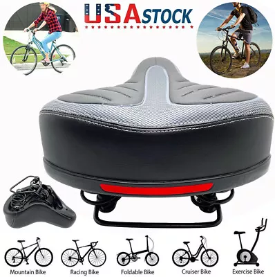 Bike Bicycle Gel Cruiser Extra Air Cushion Pad Saddle Seat Comfort Wide Big Bum • $16.50