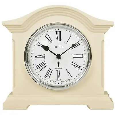 Acctim Chestfield Traditional Mantel Clock Radio Controlled Battery Powered • £35.08