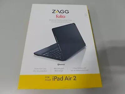 Zagg Folio Tablet Keyboard Case For Apple IPad Air 2 NEW • $17.95