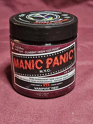 New 4oz Manic Panic VAMPIRE RED Semi-perm Hair Dye • $12