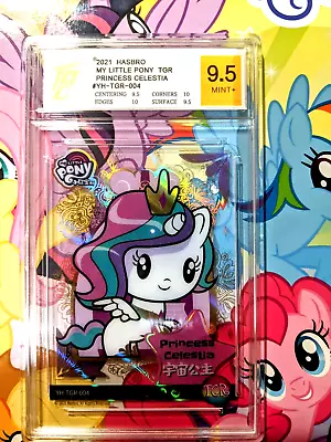 💫TQG 9.5 My Little Pony Princess Celestia YH-TGR-004 Graded Card 💫 • $0.99