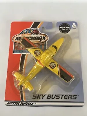 2002 Matchbox Hero City Sky Busters Amphibian Plane Mission Base F5 • $12