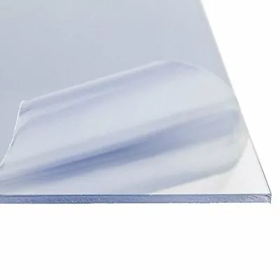 1/8  (3mm) Clear Polycarbonate Lexan Sheet 12  X 12  AZM New • $12.99