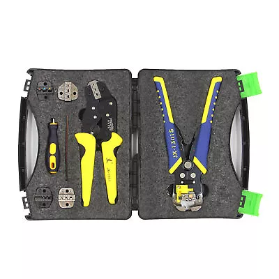  JX-D5301S Wire Crimper Tool Kit Crimping Pliers Cord End Terminals O1G7 • $56.99