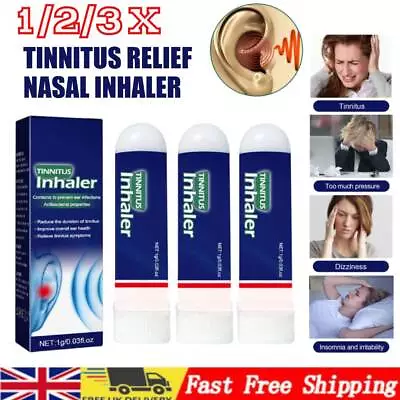 Echo Ease Tinnitus Inhaler Tinnitus Relief Tinnitus Patch Nasal Ease Inhaler • £5.99