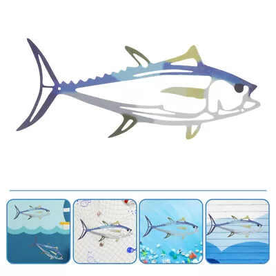 Metal Fish Wall Art Wall Decoration Wall Hanging Decor Metal Wall • £12.96