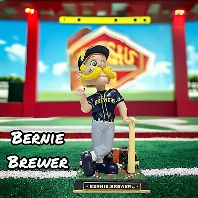 BERNIE BREWER Milwaukee Brewers Gate Series Exclusive MLB Mascot Bobblehead • $15.50