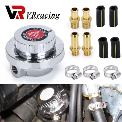 1-6 PSI Universal Adjustable Fuel Pressure Regulator Kit For Carburetor Engine • $20.90