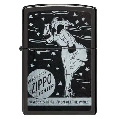 Zippo Design High Polish Black • $65.95