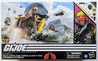 GI Joe Classified TELE-VIPER FLIGHT POD TROUBLE BUBBLE #98 Python Patrol NEW • $19.99