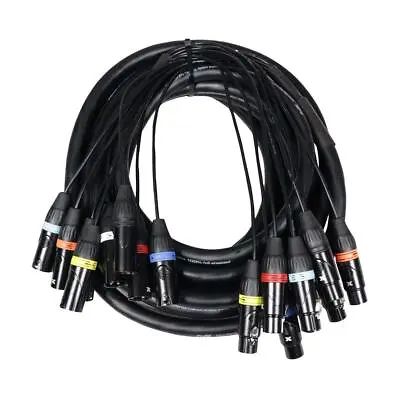 ProX XC-8XLR25 25 FT 8-Channel XLR3F To XLR3M Balanced Snake Cable Idjnow • $95.99