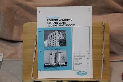 Milco Specialists Inc Rochester Aluminum Rolling Windows Glass Doors Catalog • $35