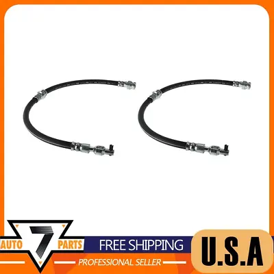 Front Brake Hydraulic Hose Set Of 2 For Mazda B2000 B2200 B2600 • $62.13