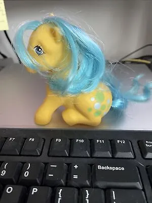 Vintage 1983 G1 My Little Pony G1 Bubbles Sitting Yellow/Blue MLP Hasbro • $20